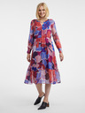 Orsay Rochie cu model floral roșu-albastru pentru femei ORSAY