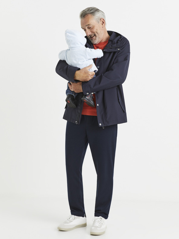 Celio Pantaloni de trening pentru bărbați albastru închis Celio