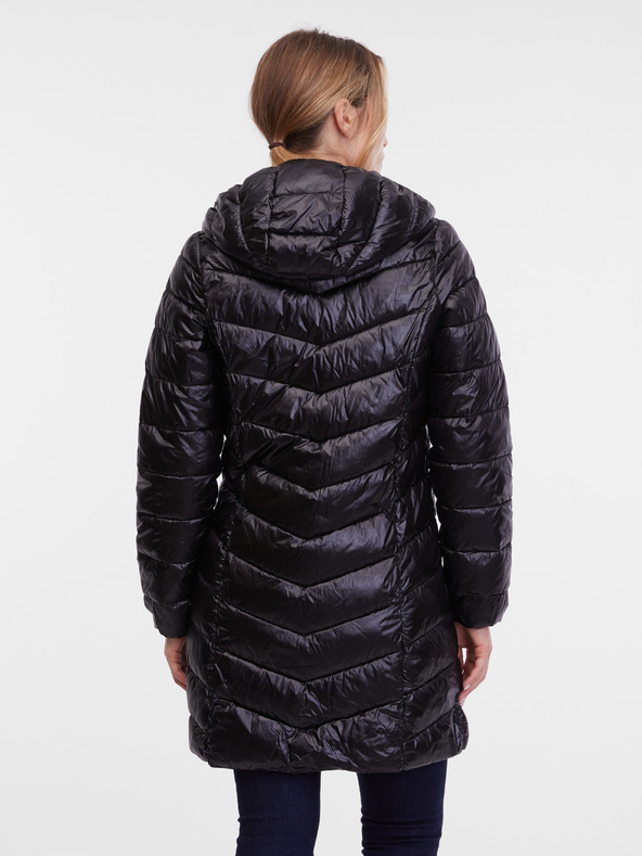 Orsay Geacă matlasată neagră pentru femei ORSAY