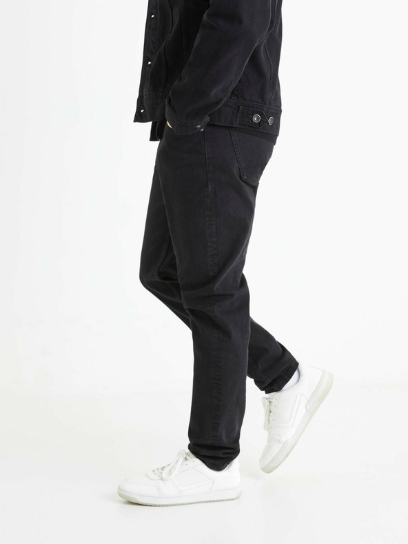 Celio Blugi slim fit negri pentru bărbați Celio C25