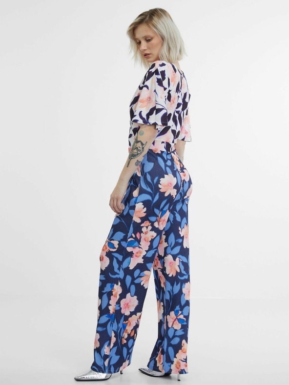 Orsay Salopetă cu model floral roz-albastru pentru femei ORSAY