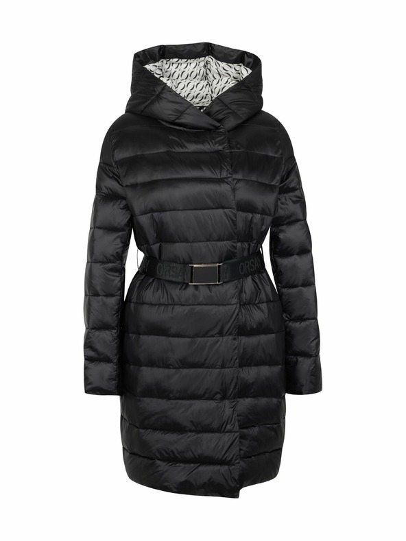 Orsay Geacă matlasată neagră pentru femei ORSAY