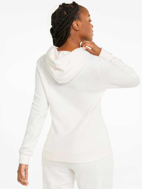 Puma Cremă Puma ESS+ Broderie Hoodie TR