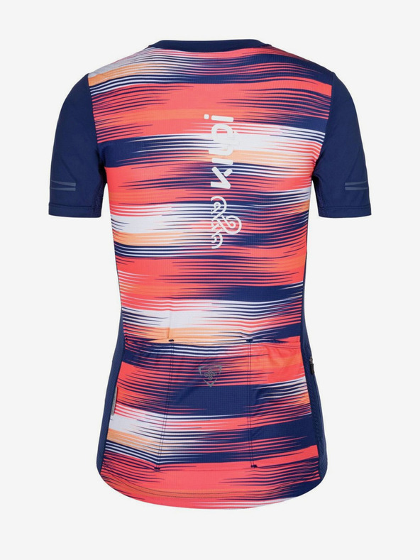 Kilpi Tricou de ciclism albastru și roz pentru femei Kilpi MOATE