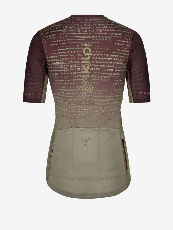 Kilpi Tricou de ciclism Kilpi RITAEL-W kaki și vin pentru femei