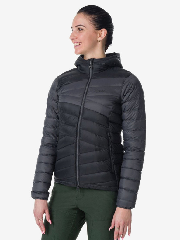 Kilpi Jachetă de femei gri și neagră Kilpi PYRAMIDEN