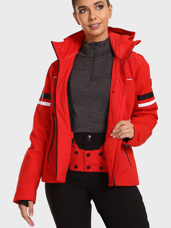 Kilpi Jachetă de schi roșie pentru femei Kilpi LORIEN