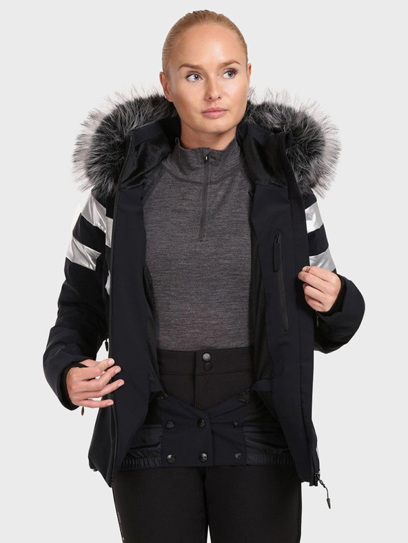 Kilpi Jachetă de schi neagră de lux pentru femei Kilpi LTD ASTER-W