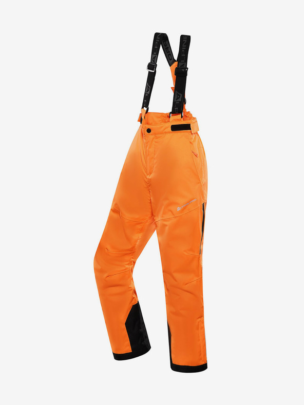 ALPINE PRO Pantaloni de schi portocalii pentru copii cu membrană ptx ALPINE PRO Osago