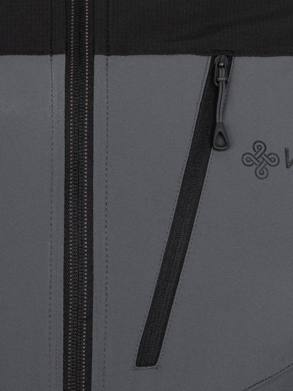 Kilpi Jachetă softshell gri închis pentru bărbați Kilpi Neatril-M