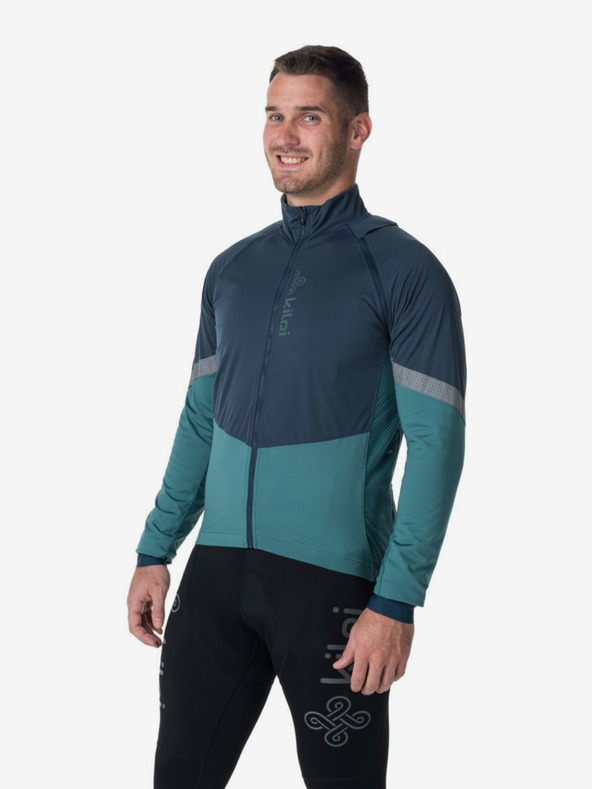 Kilpi Jachetă softshell verde închis pentru bărbați Kilpi ZAIN-M