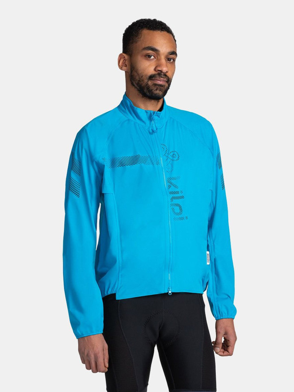 Kilpi Geacă de ciclism albastră pentru bărbați Kilpi Rainar-M