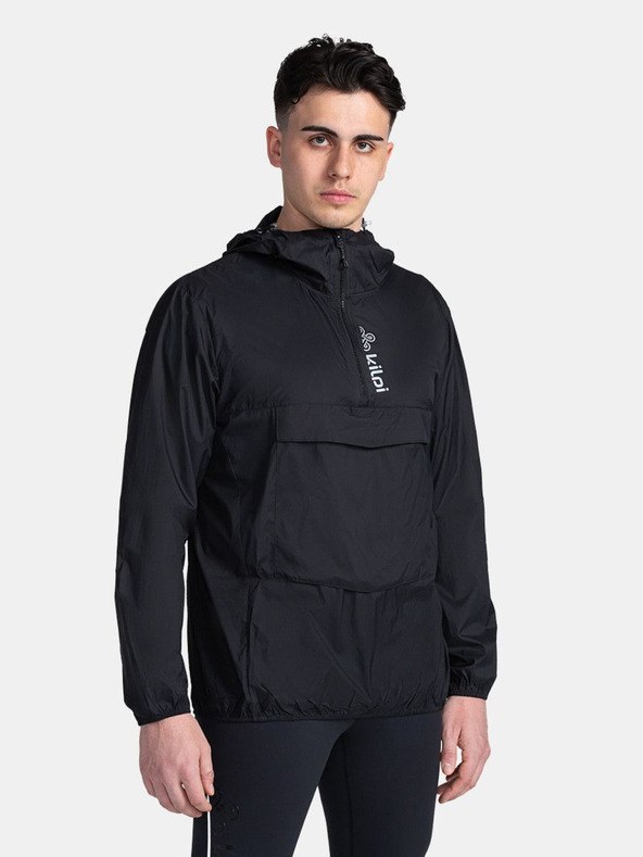Kilpi Jachetă anorak ușoară neagră pentru bărbați Kilpi ANORI-M