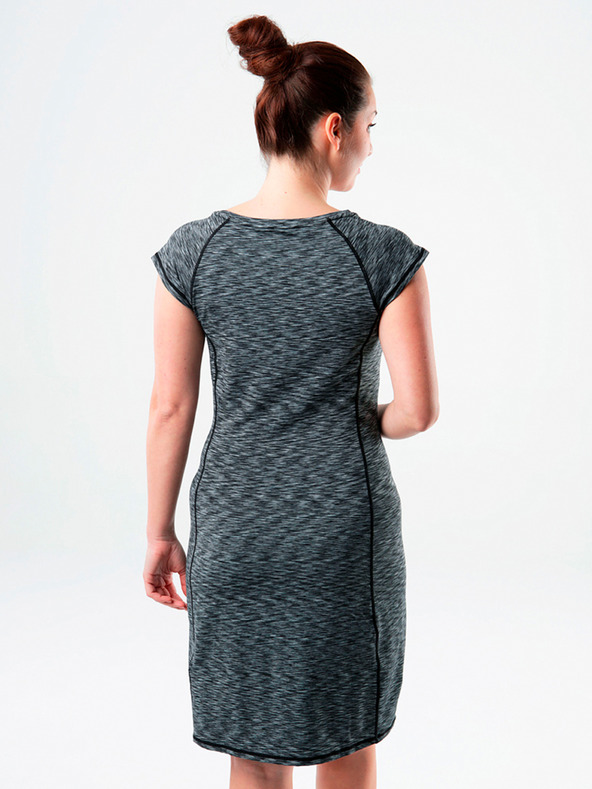 Loap Rochie gri cu dungi LOAP