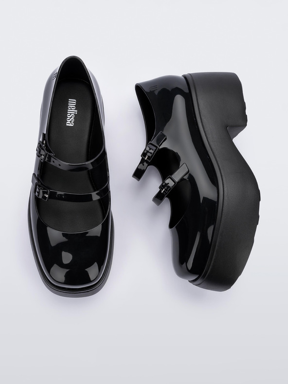 Melissa Negru Balerini cu platformă pentru femei Melissa Farah