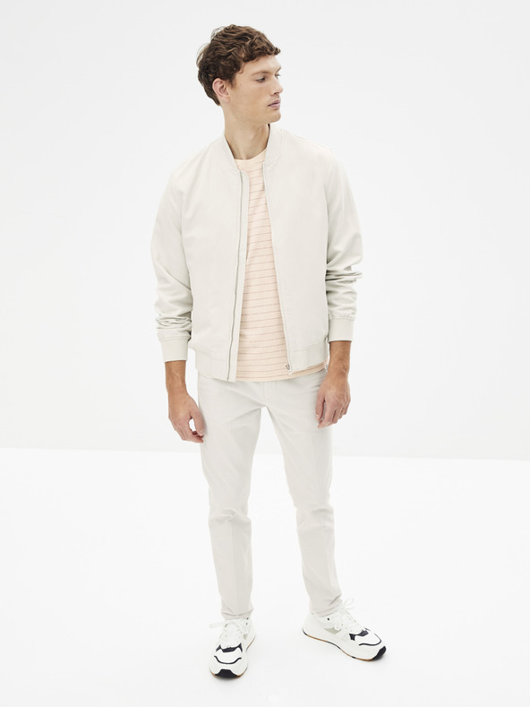 Celio Jachetă crem Celio Rulin