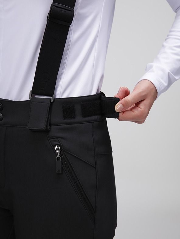 Loap Pantaloni softshell gri închis pentru femei LOAP LUPAGI