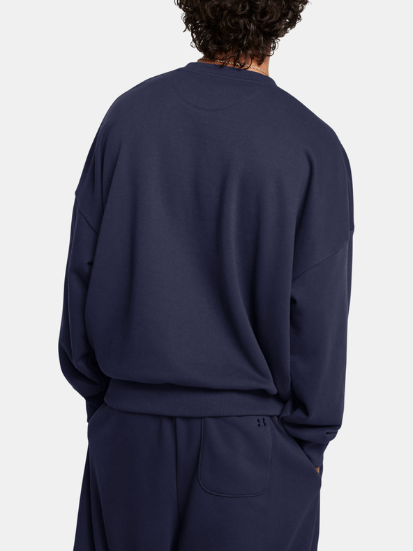 Under Armour Tricou Under Armour UA Icon HWT Terry OS Crew-BLU pentru bărbați