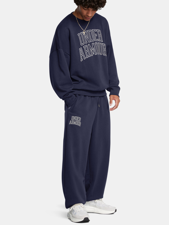 Under Armour Tricou Under Armour UA Icon HWT Terry OS Crew-BLU pentru bărbați