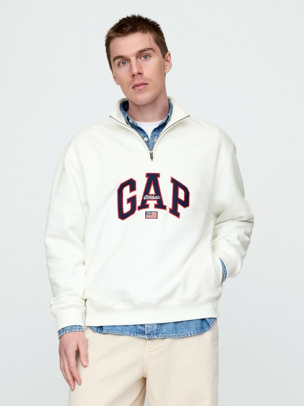 GAP Hanorac oversize cu logo Americana GAP
