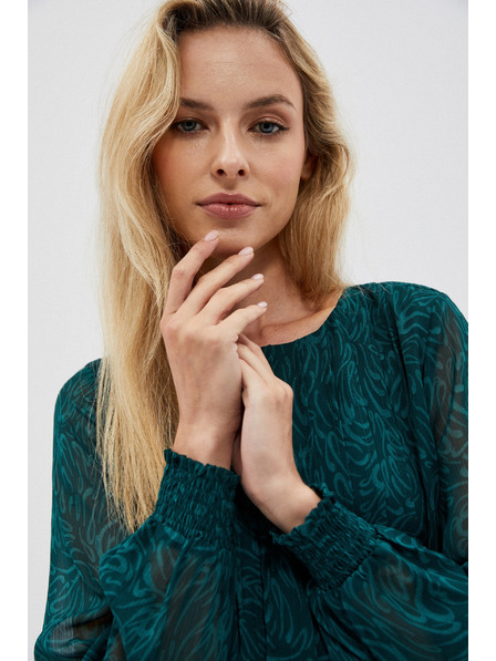 Moodo Rochie verde pentru femei Moodo