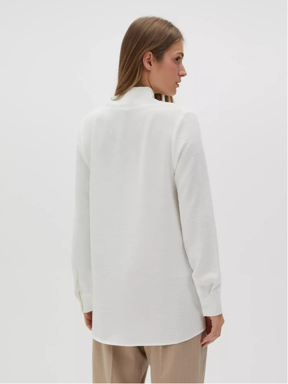 Moodo Bluză albă pentru femei Moodo