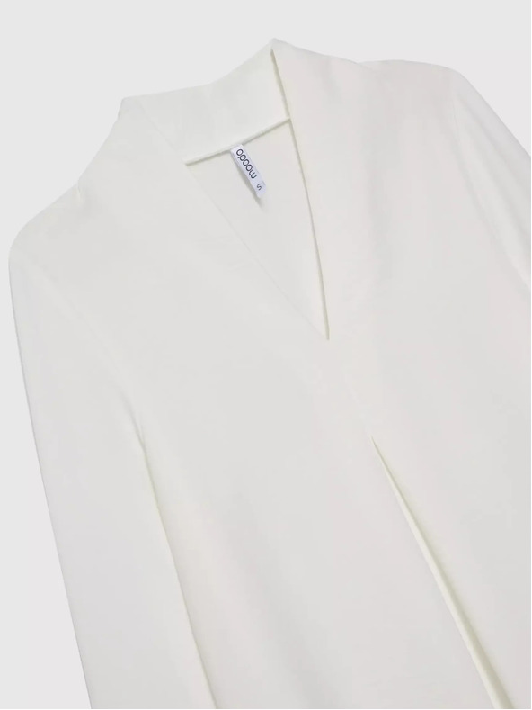 Moodo Bluză albă pentru femei Moodo