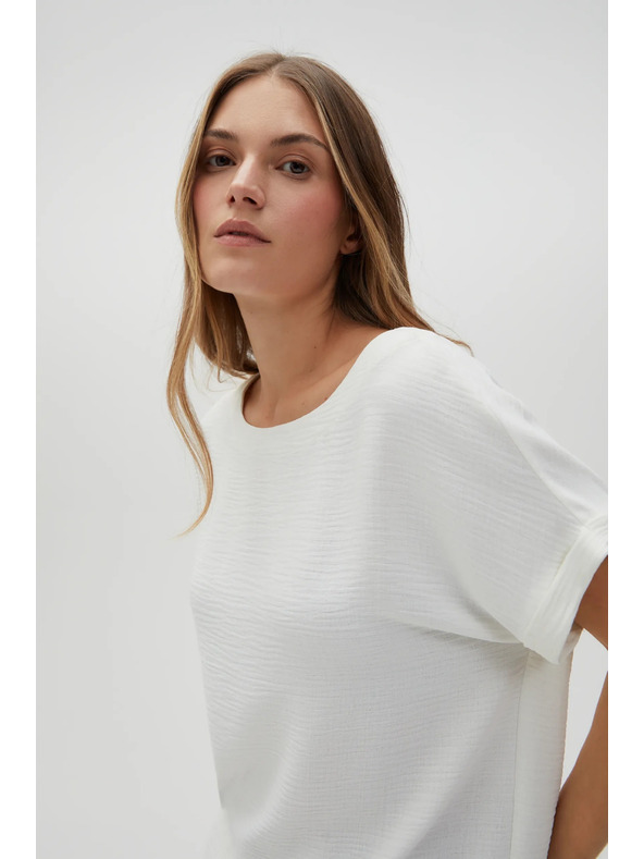 Moodo Tricou alb pentru femei Moodo