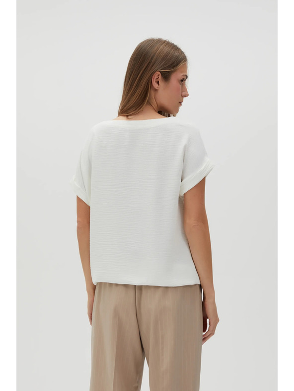 Moodo Tricou alb pentru femei Moodo