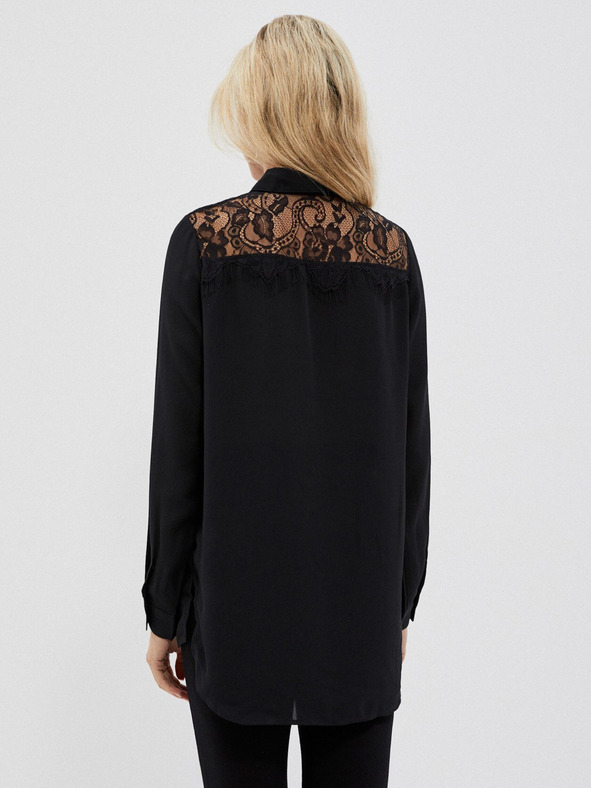 Moodo Cămașă neagră de damă Moodo