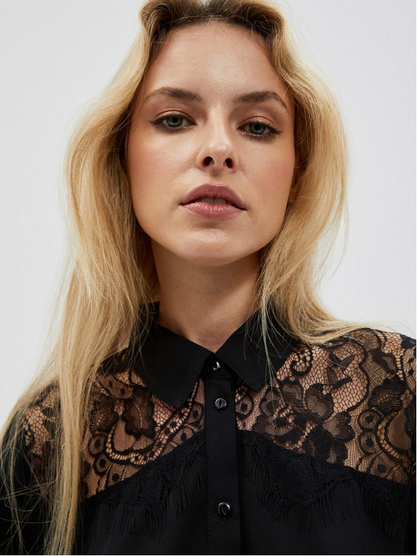 Moodo Cămașă neagră de damă Moodo