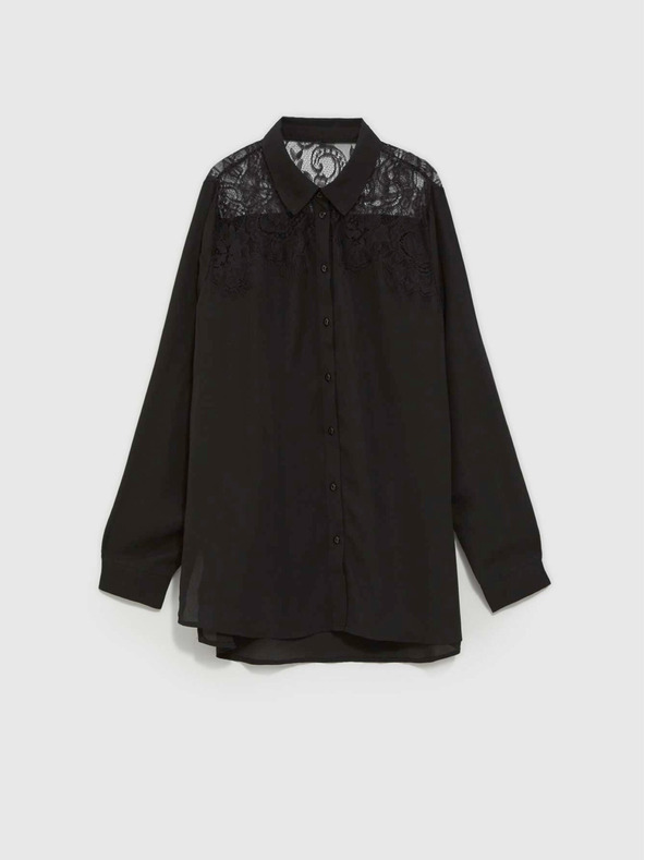 Moodo Cămașă neagră de damă Moodo