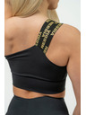 Nebbia Sutien sport cu susținere ridicată pentru femei NEBBIA INTENSE Asymmetric 841 Gold Nebbia