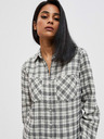 Moodo Cămașă în carouri albă și neagră pentru femei Moodo
