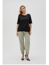 Moodo Tricou negru pentru femei Moodo