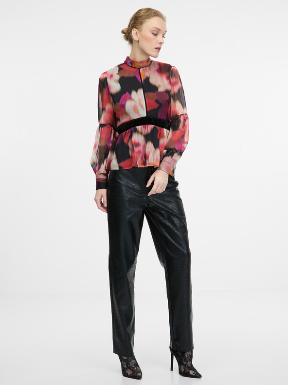 Orsay Bluză roșie cu model pentru femei ORSAY