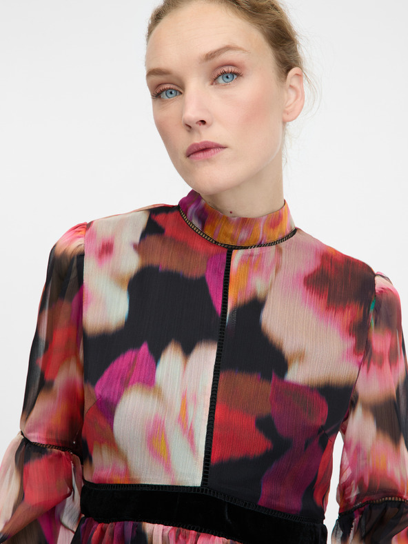 Orsay Bluză roșie cu model pentru femei ORSAY