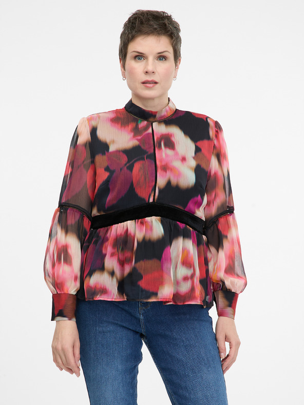 Orsay Bluză roșie cu model pentru femei ORSAY