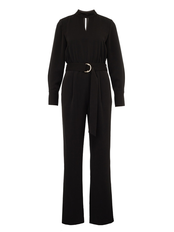 Orsay Salopetă neagră cu mânecă lungă pentru femei ORSAY