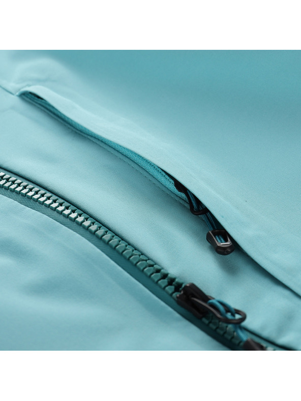 ALPINE PRO Geacă impermeabilă cu membrană PTX pentru femei ALPINE PRO ZARRA aqua sea