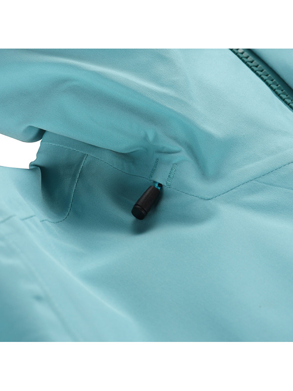 ALPINE PRO Geacă impermeabilă cu membrană PTX pentru femei ALPINE PRO ZARRA aqua sea