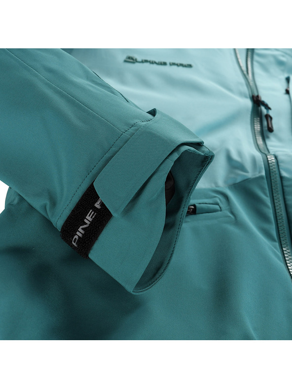 ALPINE PRO Geacă impermeabilă cu membrană PTX pentru femei ALPINE PRO ZARRA aqua sea