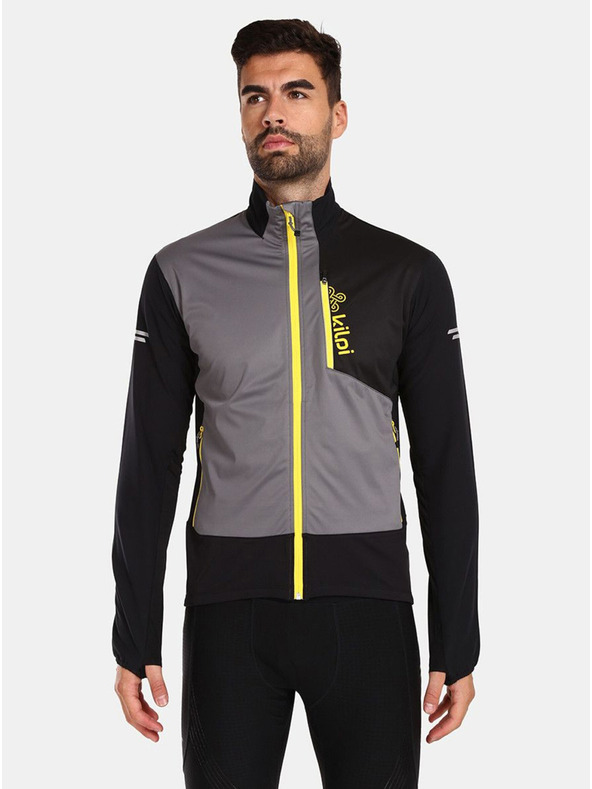 Kilpi Jachetă de alergare KILPI NORDIM-M gri și neagră pentru bărbați