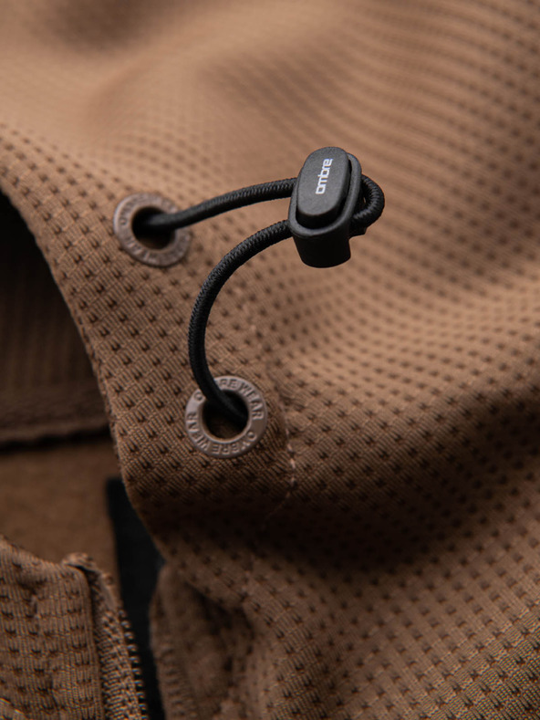 Ombre Clothing Geacă sport ușoară color pentru bărbați cu fleece Ombre Clothing