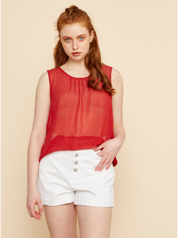 ZOOT.lab Bluză roșie cu buline ZOOT.lab Tina