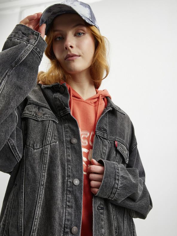 ZOOT.lab Rochie sweatshirt cu glugă pentru femei, corai, cu imprimeu ZOOT.lab Debby