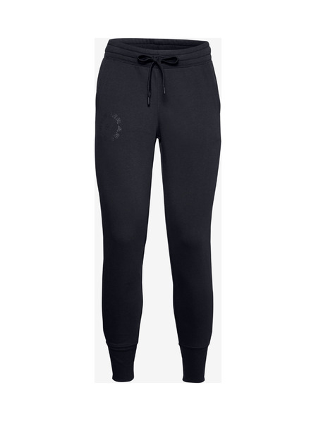 Under Armour Pantaloni de trening de damă Under Armour Rival Fleece Metallic Jogger