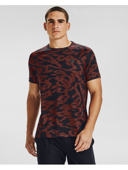 Under Armour Tricou compresiv pentru bărbați Under Armour HG Rush Fitted SS Printed