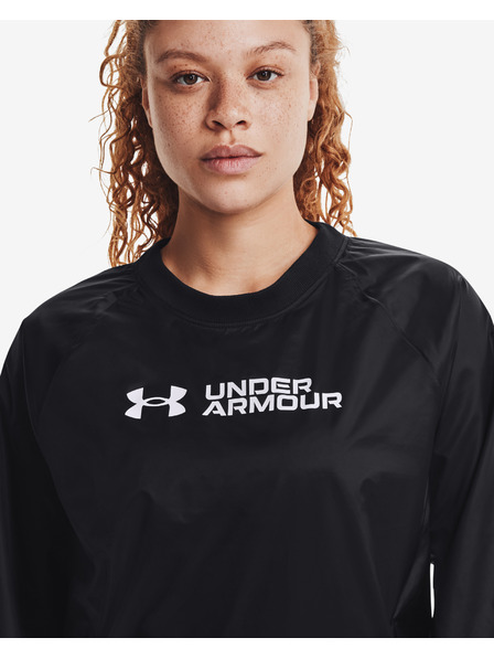 Under Armour Hanorac femei Under Armour Recover Storm Woven Shine Crew
