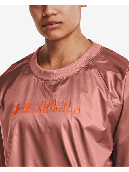 Under Armour Hanorac femei Under Armour Recover Storm Woven Shine Crew